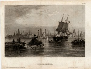 Ansicht von Archangelsk, 1833