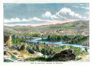 Ansicht von Comayagua, Republik Honduras, ca. 1880 von Unbekannt