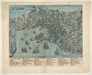 Ansicht von Genua von Unbekannt