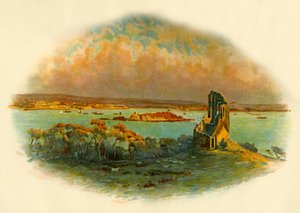 Blick auf Mount Edgcumbe, Cornwall, über den Plymouth Sound, ca. 1890