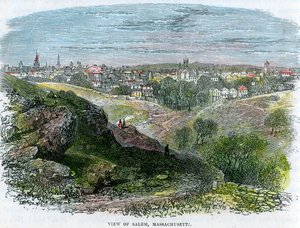 Ansicht von Salem, Massachusetts, USA, ca. 1860