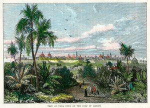 Blick auf Vera Cruz, am Golf von Mexiko, Mexiko von Unbekannt