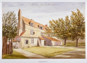Ansicht eines Gasthauses, Brook Green, Hammersmith, London, um 1820
