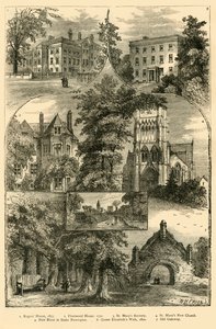 Ansichten in Stoke Newington, ca. 1876 von Unbekannt