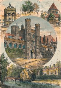 Ansichten in und um Cambridge, um 1890