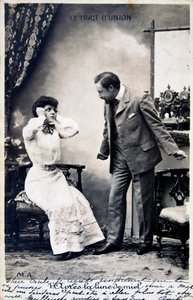 Französische Vintage-Postkarte, ca. 1900