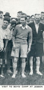 Besuch im Jungenlager in Jesson, ca. 1935-1937