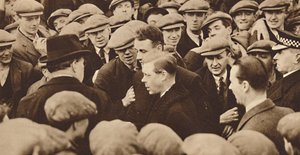 Besuch des Ozeandampfers Queen Mary, 1937