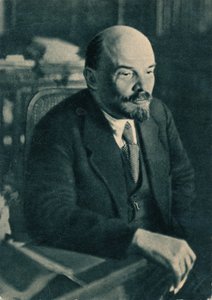 Wladimir Iljitsch Lenin, russischer Bolschewikenführer, 28. November 1921 von Unbekannt