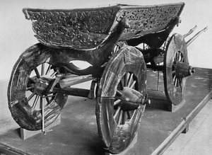 Wagen vom Oseberg-Schiff, 1935 von Unbekannt
