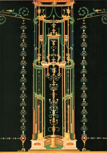 Wanddekoration, Pompeji, Italien, 1928 von Unbekannt