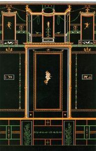 Wanddekoration, Pompeji, Italien, 1928 von Unbekannt
