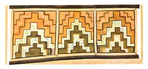 Wanddekoration im Stylos-Kloster, Türkei, 1928