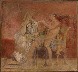 Wandmalerei aus Raum H der Villa von P. Fannius Synistor in Boscoreale von Unbekannt