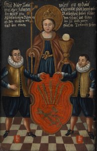 Wappen- und Satzungsbild der Zunft der Klingenschmiede