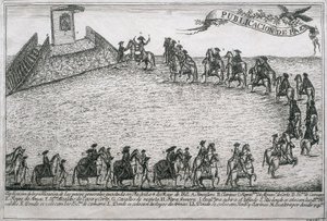 Orangenkrieg, Gravur