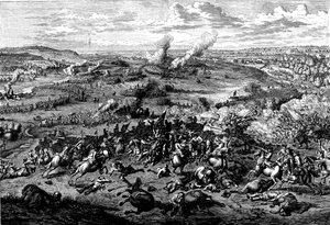 Spanischer Erbfolgekrieg: Schlacht von Blenheim, Bayern, 3. August 1704 von Unbekannt