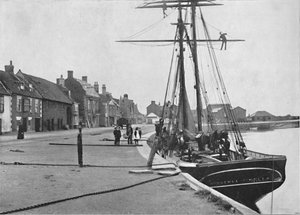 Wells - Der Kai, 1895 von Unbekannt