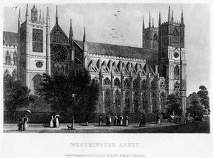 Westminster Abbey, London, 19. Jahrhundert