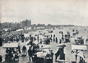 Weston-Super-Mare - Eine Sommerszene am Strand, 1895 von Unbekannt