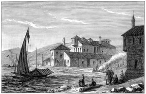 Wo Lord Byron starb, Missolonghi, Griechenland