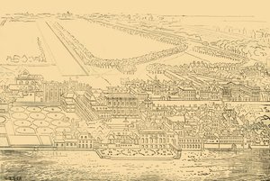 Whitehall vom Fluss aus, 1881 von Unbekannt