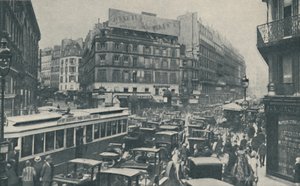Warum Paris ständige Planung braucht: Verkehrsblockade in einer Hauptstraße