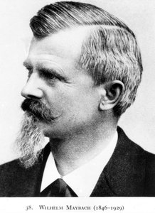 Wilhelm Maybach, deutscher Erfinder und Automobilkonstrukteur, ca. 1900 von Unbekannt