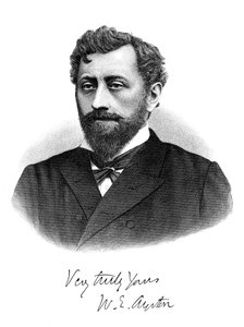 William Edward Ayrton, britischer Physiker, Elektroingenieur und Erfinder, 1892