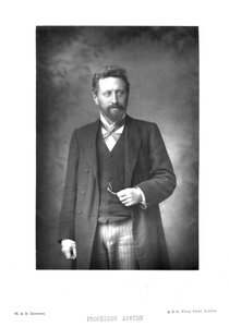 William Edward Ayrton 1847-1908, britischer Physiker, Elektroingenieur und Erfinder, ca. 1890 von Unbekannt