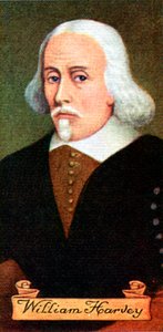 William Harvey, aus einer Serie von Zigarettenkarten, 1935