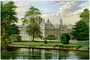 Wilton House, Wiltshire, Heim des Earl of Pembroke und Montgomery, um 1880 von Unbekannt