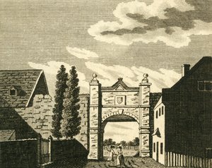 Wincheap Gate, in Canterbury, ca. 1786