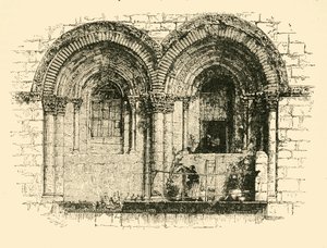 Fenster der Kirche des Heiligen Grabes, Jerusalem, 1890
