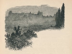 Windsor Castle vom Home Park, 1895 von Unbekannt