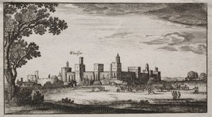 Schloss Windsor von Südosten, 1600er Jahre von Unbekannt