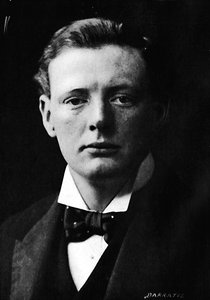 Winston Churchill um die Zeit seines ersten Parlamentsantritts, ca. 1901