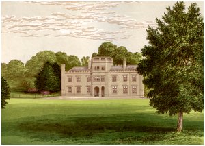Wolseley Hall, Staffordshire, Heimat von Baronet Wolseley, ca. 1880
