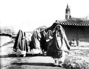 Frauen, Nam San, Korea, 1900
