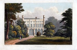 Wonham, Surrey, Sitz von Lord Templeton, ca. 1827 von Unbekannt