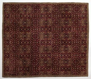 Wollteppich mit Millefleurs-Dekoration, frühes 17. Jahrhundert von Unbekannt