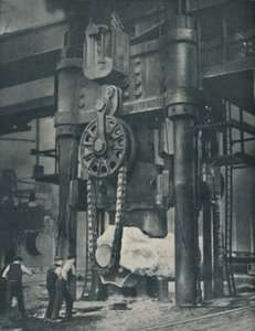 Arbeiter im Metall, auf dem unsere Zivilisation beruht, um 1935