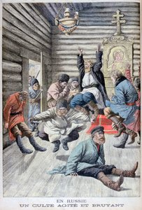 Gottesdienst in Russland, 1903 von Unbekannt