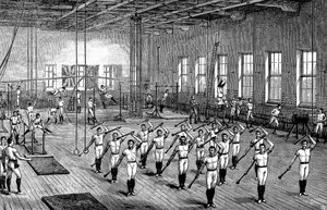 YMCA-Turnhalle, Longacre, London, um 1888