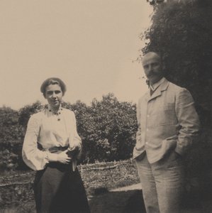 Yuri Alexandrovich Olsufyev 1878-1938 mit seiner Frau Sophia Vladimirovna, 1900er Jahre von Unbekannt