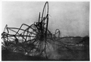 Zeppelin LZ4 nach dem Echterdingen-Unglück, Deutschland, 1908