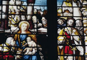 Anbetung der Heiligen Drei Könige (14. Jahrhundert) von Unbekannt Unbekannt