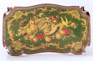 Buchstütze, abnehmbar von einem Louis XV Nachttisch von Vernis Martin