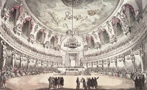 Konzertsaal in Venedig, 18. Jahrhundert