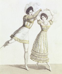 Kostümentwurf für ein Ballett im Royal Opera House (Designer unbekannt) von Unbekannt Unbekannt